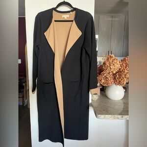 Barbour Black and Brown Trench Coat